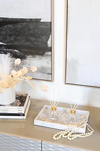 Aroma360 - Dream On - Paris Collection Reed Diffuser Duo - Luxury Aromatherapy Diffuser - Hints Of Bright White Tea, Sweet Vanilla, & Cedar - Essential Oil Diffusers - Shelf Decor - Home & Office #TOP4