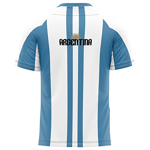 Camiseta Filtro UV Argentina Copa Torcedor Retrô Albiceleste