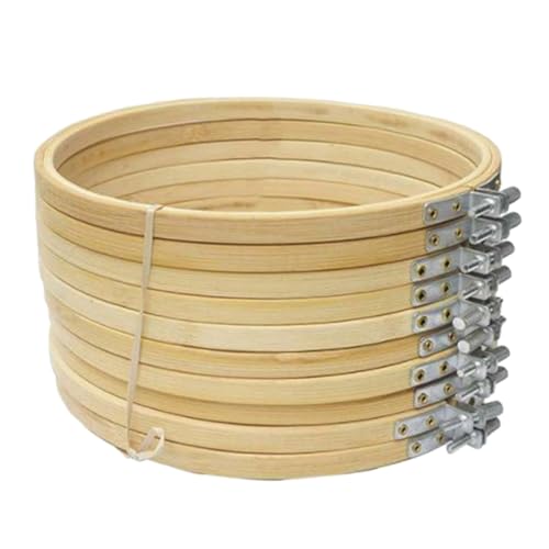 Cerceaux de broderie en bambou COOPHYA 23 CM naturels pour artisanat