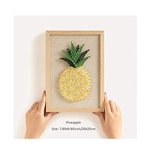 Kit d'Art de Ficelle de Bricolage Peinture à Cordes Ananas REYG - 3