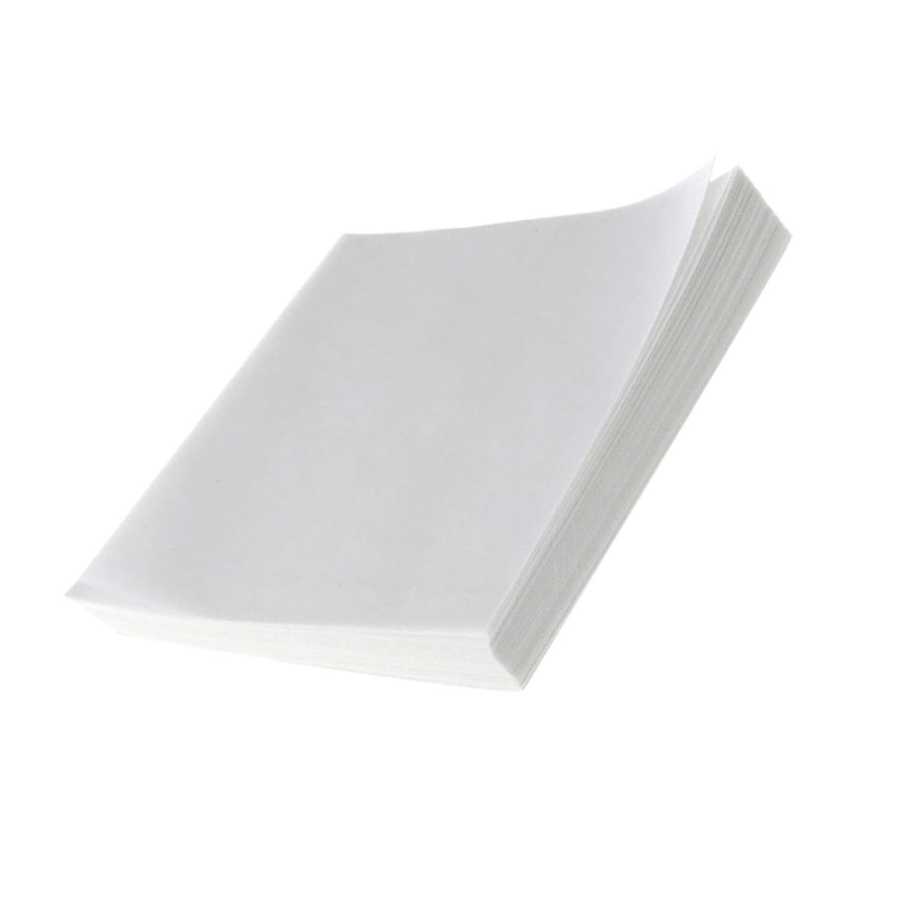 VALICLUD Square Weighing Paper for Scale Measurement Non-Absorbing Laboratory Balance Sheets 500 Sheets for Sample Transfer and Weighing Tasks