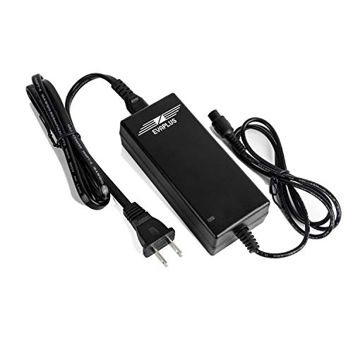 EVAPLUS Power Adapter,42V 2A Power Fast 3-Prong Inline Connector for 36V Li-on Scooter Battery