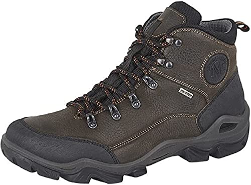 Image of Imac Terrain Mens Leather Trail Shoes Dark Brown EU 46