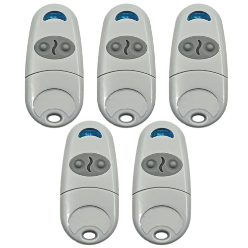 Jumoozi Mando a distancia universal de repuesto para puerta de garaje de 2 botones compatible con Came Top 432EE 432NA 432SA 432M puerta de garaje 433.92MHz (paquete de 5)