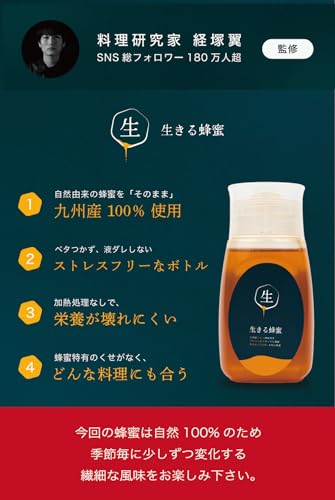 花の道 生きる蜂蜜 500g の商品画像 1