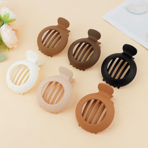 Pinzas planas para cabello, pack de 6, mate antideslizante miniatura 7