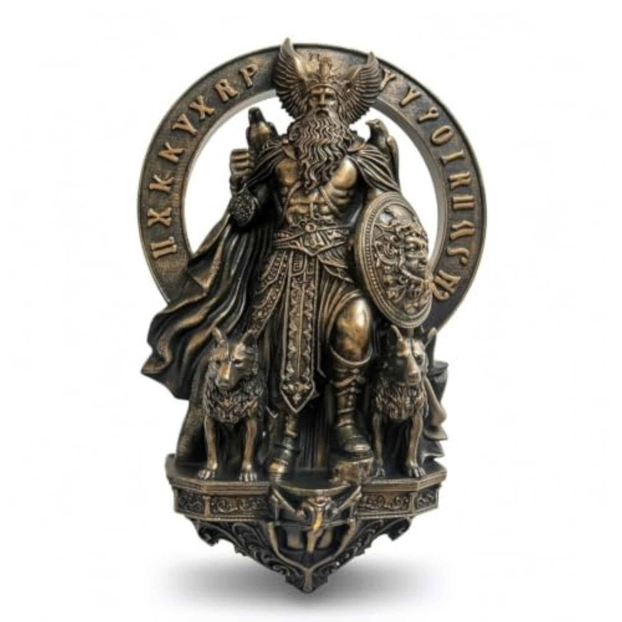 Fantasy Wall Lamp with Backlit Sculpture