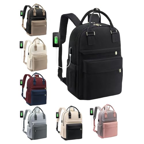 Buerfu Sac à dos de travail, sacs à dos pour ordinateur portable