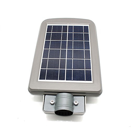Luminária Solar Publica Led Com Placa Fotovoltaica Integrada Completa 40W