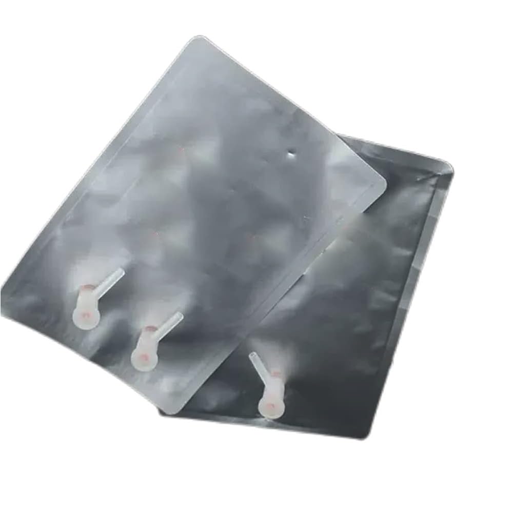 Probenahmebeutel mit Einzel-/Doppelventil, 30 ml bis 500 ml, PTFE-Aluminiumfolie zum Sammeln und Aufbewahren, 5 Stück