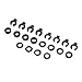 TEAM LOSI RACING Shock Travel Spacer Set 22 TLR233062 Elec Car/Truck Replacement Parts
