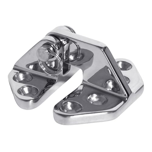 Bisagras de acero inoxidable 316 pulido para resistencia al agua salada, barcos de vela, accesorios de cubierta, equipos náuticos, accesorios de yate