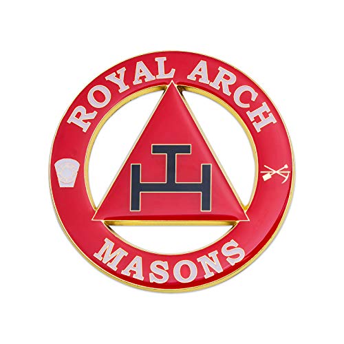 Freemason Royal Arch cut-out car emblem