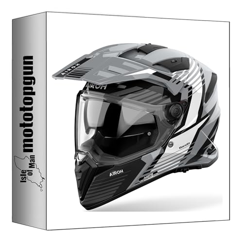 Casque airoh bandit bas16 double écran visière intégrée moto m
