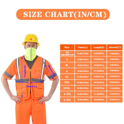 Image of Reflective Mesh Vest Class 3,with Pockets and Zipper