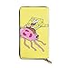 Produktbild Spongebob Geldbörse aus echtem Leder, mit Reißverschluss, lange Clutch, Münzfach, Kartenpaket für Damen und Herren
