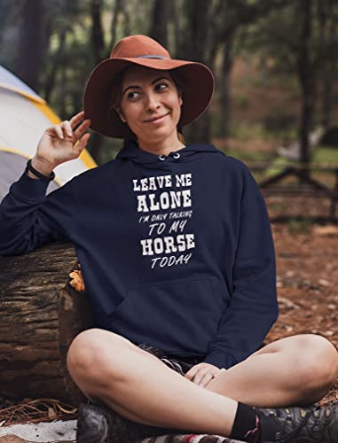 Tstars Horse Gifts For Women Teen Girls Equestrian Horses Sayings Funny Hoodies Large Blue #TOP4