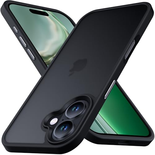 Coque iPhone 16 Anqrp Matt Zero boutons alu protection antichoc