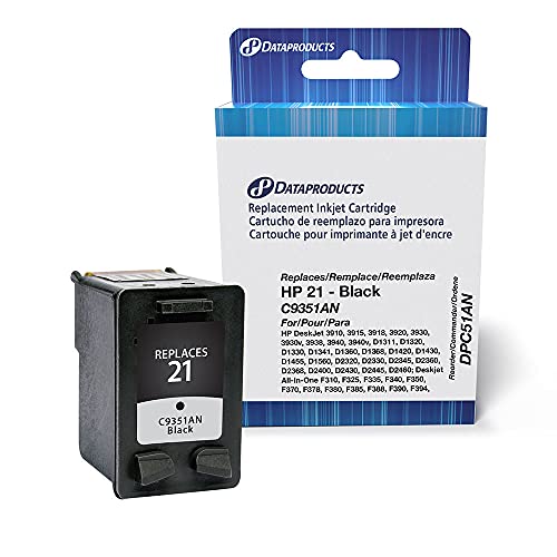 Dataproducts Dpc51An Remanufactured Ink Cartridge Replacement For Hp #21 (C9351An) (Black) #TOP18