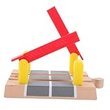 Modèle de train : modèle de bloc de route de train simulé pour satisfaire votre passion pour les beaux blocs de route de conception, accessoire de piste de pour enfant