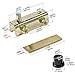 Rok Hardware Glass Door Pivot Hinge for Free Swinging Glass, Brass