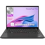 Lenovo ThinkPad T14 Business Laptop PC 14-inch, Intel Core 10th Gen i5-10210U Processor, 16 GB RAM, 512 GB SSD, HDMI, Camera, Windows 11 Pro (Renewed)