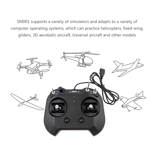 Simulateur de vol radiocommande SM001 pour apprendre le pilotage sans risque sur PC - 2
