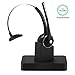 Produktbild Mpow Bluetooth Headset, 13 Stunden Leicht Headset mit Ladestation, Freisprechen Headset Auto,Wireless PC Headset mit Mikrofon für Computer,Skype,VoIP,Call Center,SmartphoneNur Chat