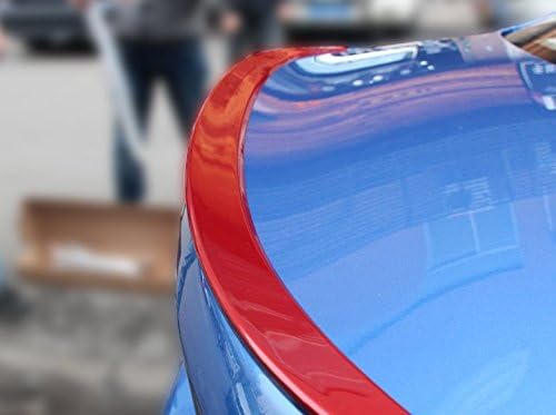 New Rear Painted Spoiler for BMW 3 Series F30 F35 Sedan 2012-2016 BMW 3 Series F30 F35 2012-2016 316i 320i 328i 335i (Red)