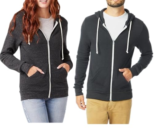 Image of Alternative All Gender Adult's Rocky Eco-Fleece Zip Hoodie