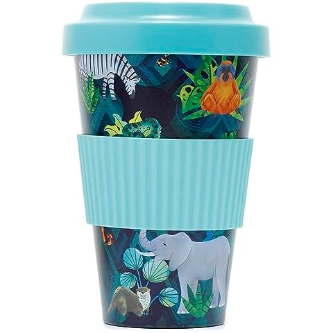 Puckator Animal Kingdom Reusable Travel Mug 400ml Cover