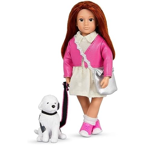 Lori – Mini Doll & Toy Dog – 6-Inch Doll & Puppy – Play Set with Outfit, Animal & Accessories – Playset for Kids – 3 Years + – Emmelina & Otis Cover