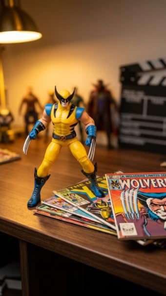 Image of Anime Warrior Action Figure 32 cm Collectible PVC Statue for Kids & Collectors | Premium Muscular Design | Display Toy with Gift Box | Action Figure for Desk, Shelf & Showcase (WOLVBRLNE)