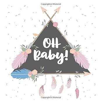 Paperback Oh Baby: Boho Baby Shower Sign In Guest Book and Gift Tracker for Mom To Be Book