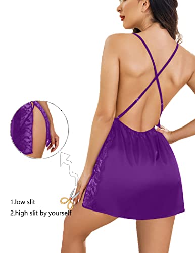 Image of Beera Women Lace Maxi Sleepwear