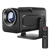 Smart Projector with Android 11 HD Projector 1080P 4K WiFi6 BT Home Theater Video Projector 180° Rotatable Stand Car Keystone Correction for Mobile Phone TV Stick for Kids and Adults. WD8