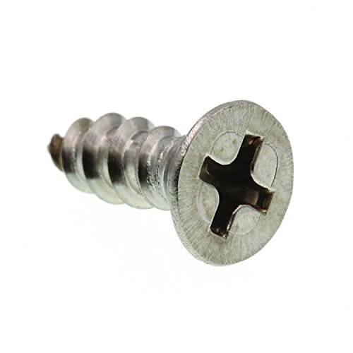 Tornillo de chapa 8 x 1/2 en acero inoxidable Prime-Line 9016489 2