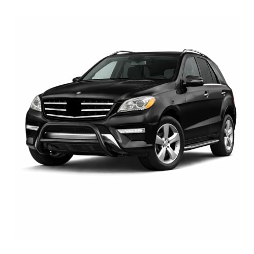 Image of Black Horse A Bar No Skid Plate Black Compatible with 2012-2015 Mercedes-Benz ML350-BB141005A