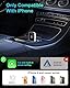Wireless CarPlay Adapter für iPhone, Wandelt kabelgebundenes CarPlay in kabellos um, Mini-Format mit USB-A auf USB-C, stabile Verbindung ohne Verzögerung-Schwarz