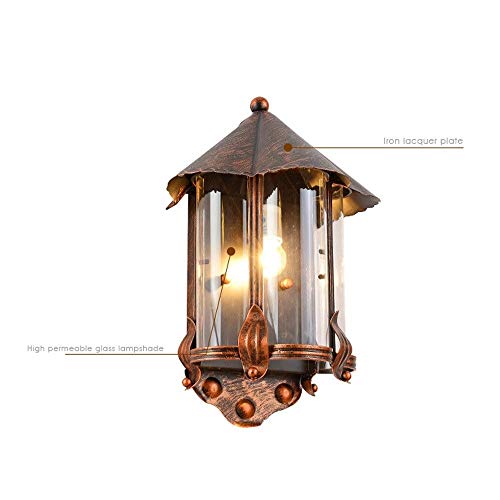 Applique de balcon européen étanche avec douille suspendue E27 - 6
