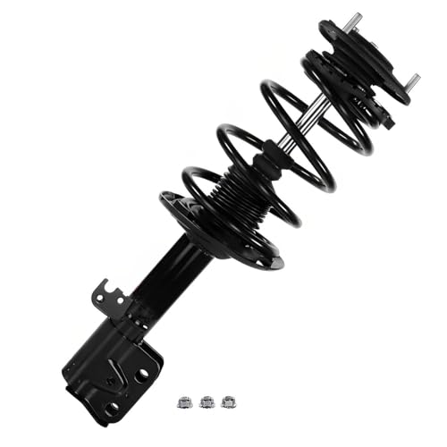 Image of Detroit Axle - 1.8L Front Struts Kit for 2014 2015 2016 2017 2018 2019 Toyota Corolla, 2 Struts with Coil Spring Assembly 2 Sway Bar Links 2 Outer Tie Rods Replacement Suspension