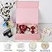 UoeRing 1 Pcs Pink Gift Box 11.5x8x4 inch Luxury Gift Box for Presents with Magnetic Lid Collapsible,Birthday,Christmas,Contains Card, Ribbon, Tissue Paper,Shredded Paper Fille
