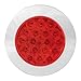 GG Grand General 75872 Red/Red 4 Inch Fleet 18 Led Flange Mount with Bezel, 3 Prong