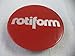 Rotiform RF LENS LOGO RED WITH CHROME FOIL LOGO - 32170RC
