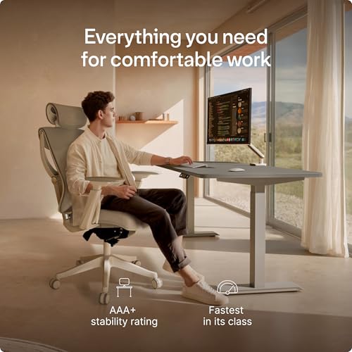 Electric standing desk adjustable