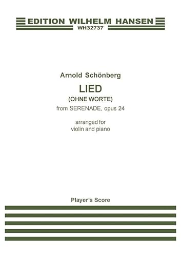 Lied (Ohne Worte) from Serenade Op. 24: Violin and Piano
