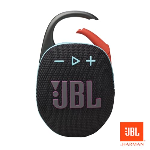 Image of JBL Clip 5 - Ultra-Portable Waterproof Speaker - Black | Ultra-portable JBL Pro Sound, Redesigned carabiner, Up to 12 hours of playtime plus 3 hours with Playtime Boost
