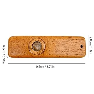 Lolponry Kazoo vintage en bois, instrument de musique et guitare, instrument le plus simple pour guitares ukulélé adulte - Les Beatles, Paul McCartney, John Lennon, RIngo Starr, George Harrison Lolponry Kazoo vintage en bois, instrument de musique et guitare, instrument le plus simple pour guitares ukulélé adulte – Image 4