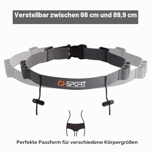 Foto von RJ-Sport Triathlon Startnummernband Laufgurt (Hellblau)