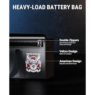 Ebike battery bag,LiFePO4 Lithium Battery Fireproof Bag,Large Capacity Explosion-proof Lipo Battery Safe Bag for Charging and Storage,Compatible with Super73(19.2 * 4.3 * 7in)